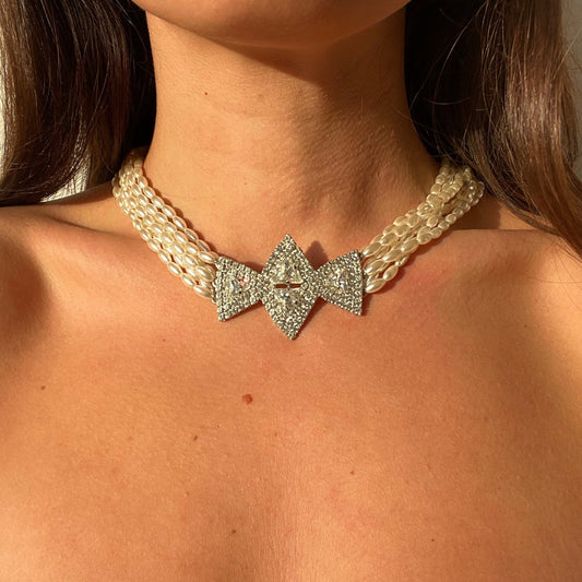 Collana vintage fiocco