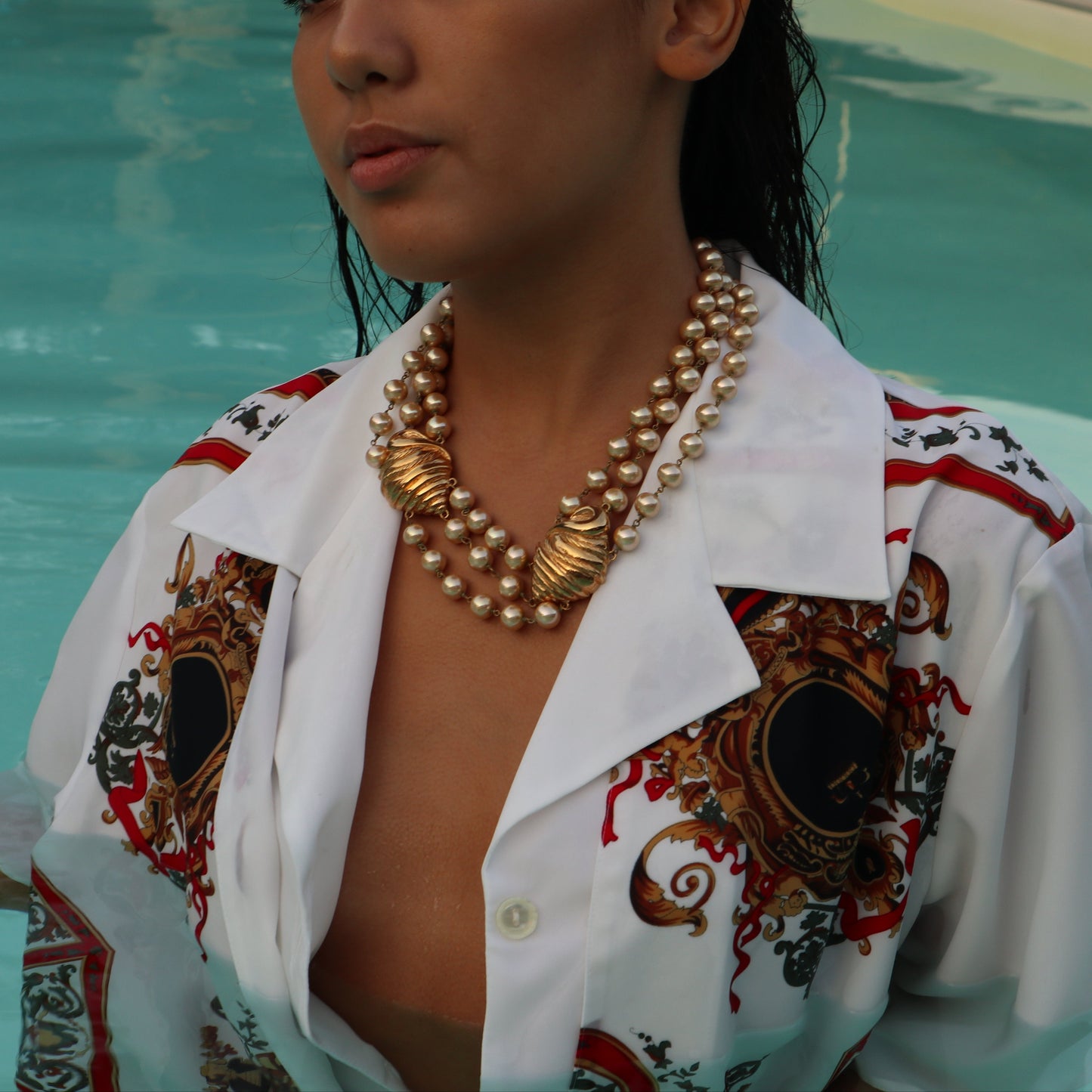 Collana vintage VALENTINO torchon