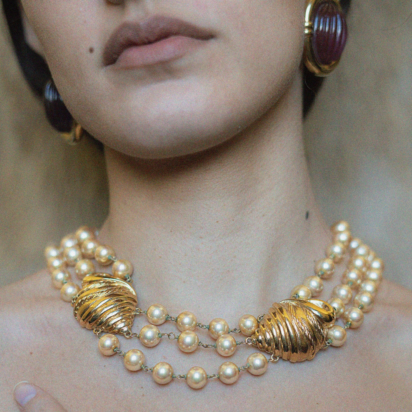 Collana vintage VALENTINO torchon