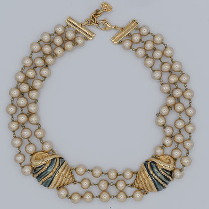 Collana vintage VALENTINO torchon