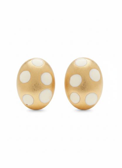 Orecchini Vintage Valentino pois