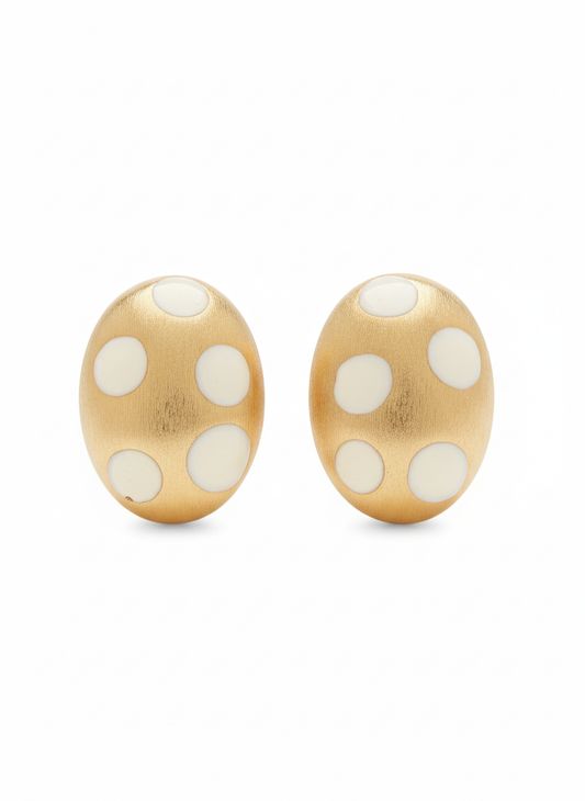 Orecchini Vintage Valentino pois